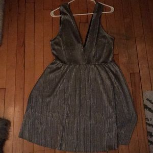 NWT Cute silver dress